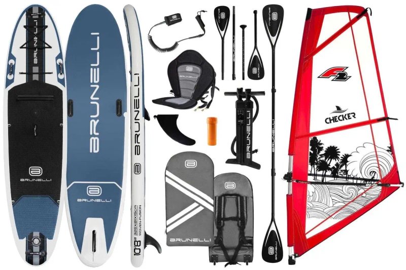 Wind Віндсерфінг САП ВИНДСЕРФИНГ доска SUP дошка НОВА парус мачта борд Surf SUP дошка 2 шари слоя доска надувна Stand Up Paddle board борд SUB SAP — фото 2