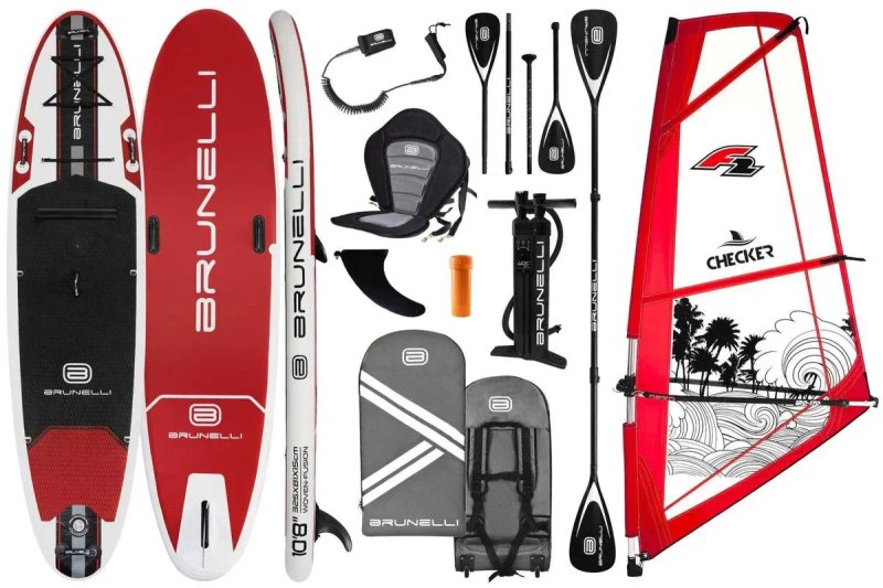 Wind Віндсерфінг САП ВИНДСЕРФИНГ доска SUP дошка НОВА парус мачта борд Surf SUP дошка 2 шари слоя доска надувна Stand Up Paddle board борд SUB SAP — фото 3