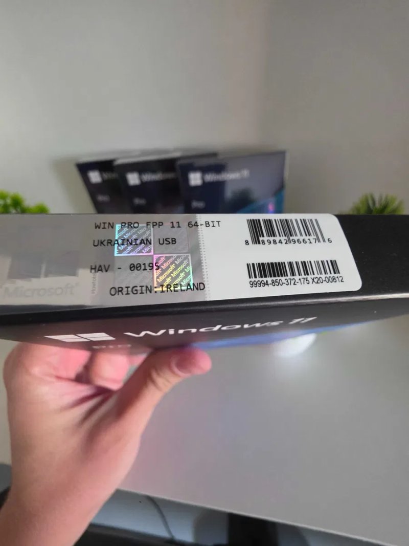 Windows 11 Pro BOX USB HAV-00195 українська • фізична коробка, флешка, ключ • ліцензія Виндовс 11 Про Retail OEM MAK BOX FPP 64-bit ВІНДОВС 11 Про — фото 2