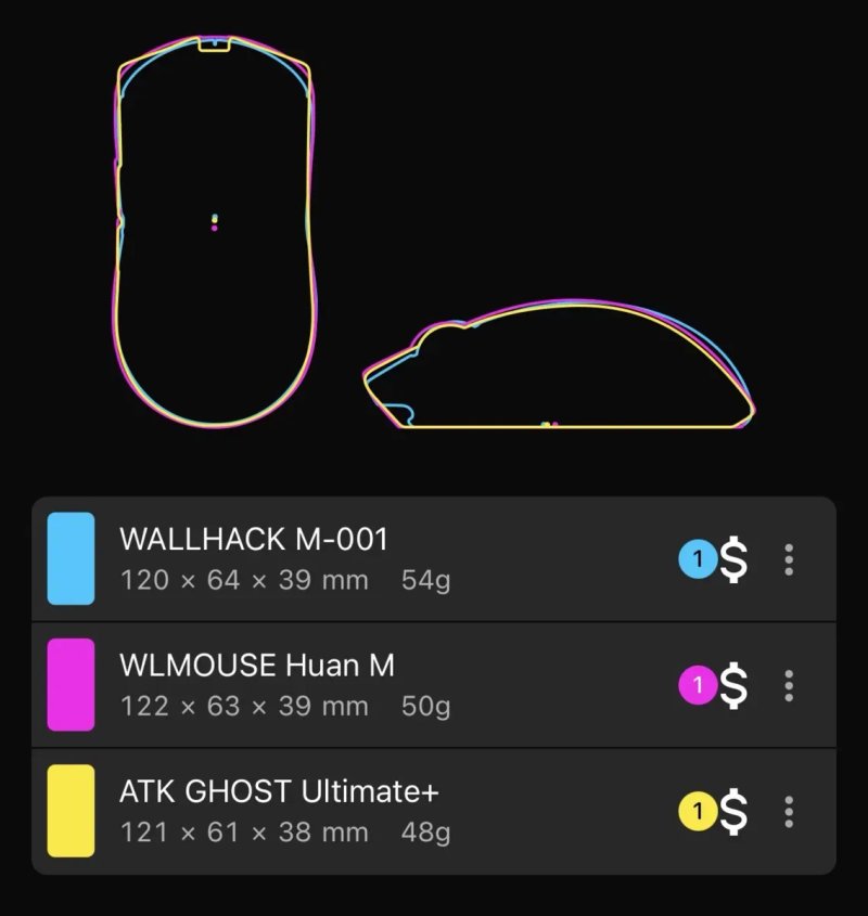 WLmouse Huan M 8000Hz 8К Хуан / беспроводная игровая мышь влмаус wl magnesium mg — фото 2