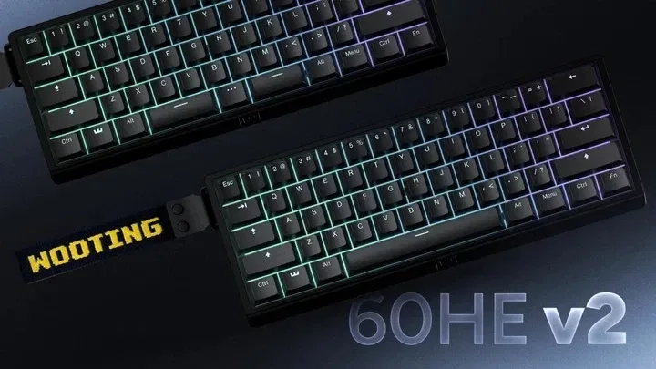 Wooting 60HE v2 8000Hz / вутинг вутінг клавиатура клавіатура ігрова keyboard magnetic he магнитка магнитная Hall Effect — фото 2