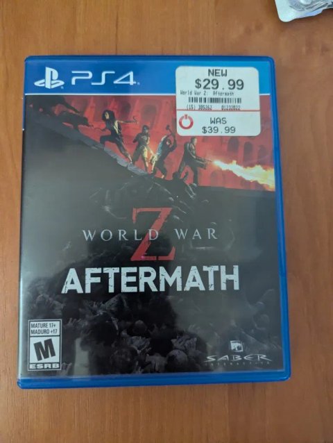 World War Z Aftermath ігри игры диски на PS4 PS5