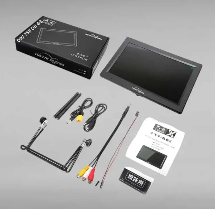 X-band Монітор Hawkeye Little Pilot Captain X 96CH FPV приймач 4.9G-6G — фото 2
