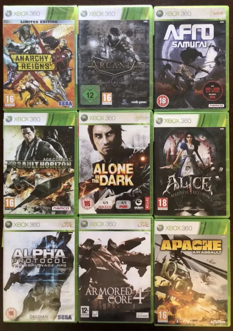 Xbox 360/Original: Alan Wake, Alone in the Dark, Asuras Wrath, Bully Blade Bayonetta Blood Omen, Battlefield Blood Rayne, Batman, Borderlands, 50Cent — фото 2