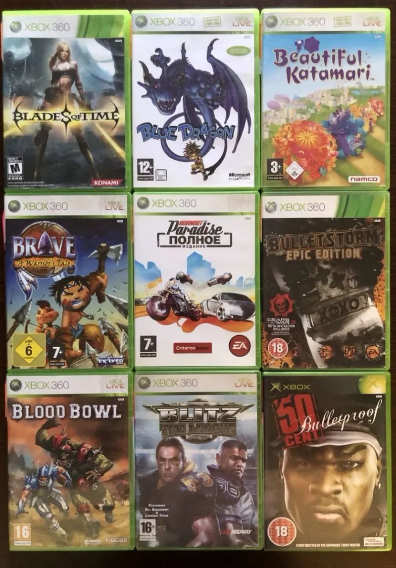 Xbox 360/Original: Alan Wake, Alone in the Dark, Asuras Wrath, Bully Blade Bayonetta Blood Omen, Battlefield Blood Rayne, Batman, Borderlands, 50Cent — фото 5