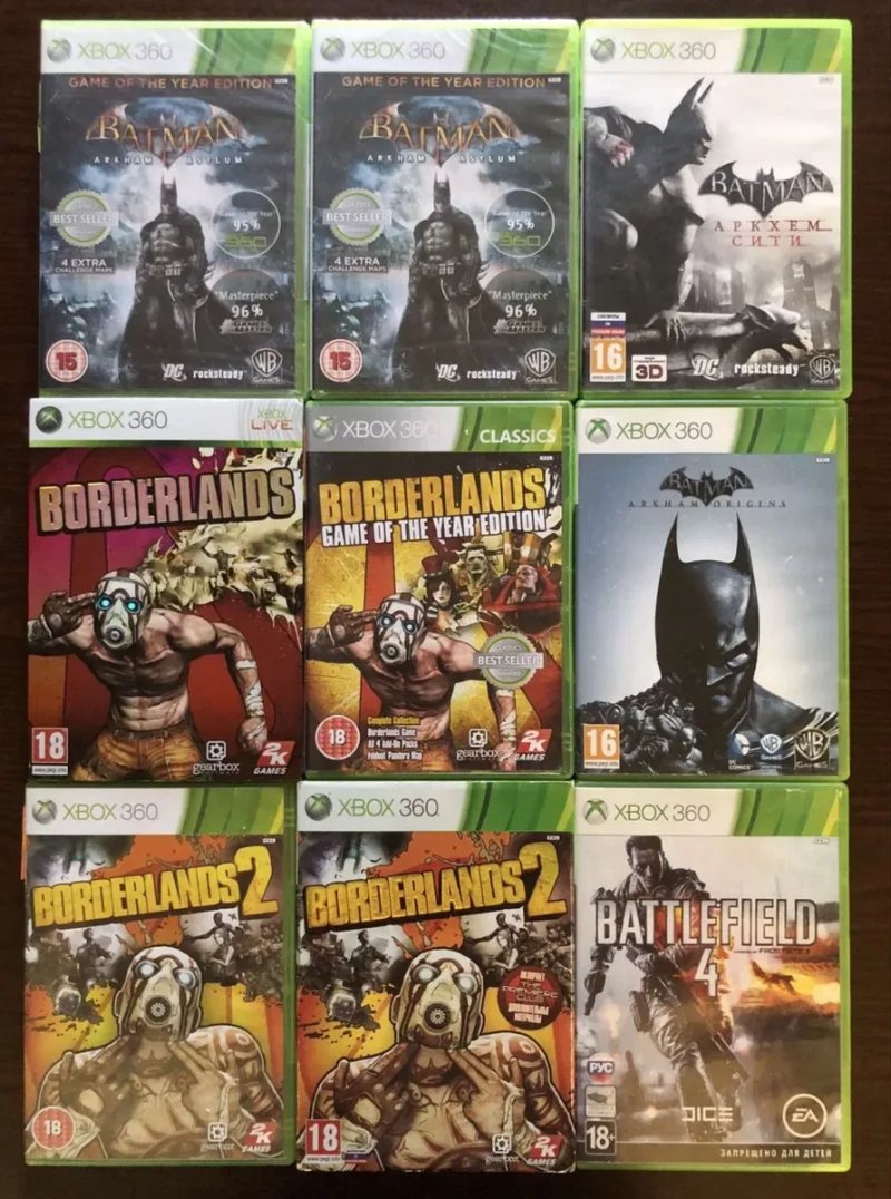 Xbox 360/Original: Alan Wake, Alone in the Dark, Asuras Wrath, Bully Blade Bayonetta Blood Omen, Battlefield Blood Rayne, Batman, Borderlands, 50Cent — фото 7