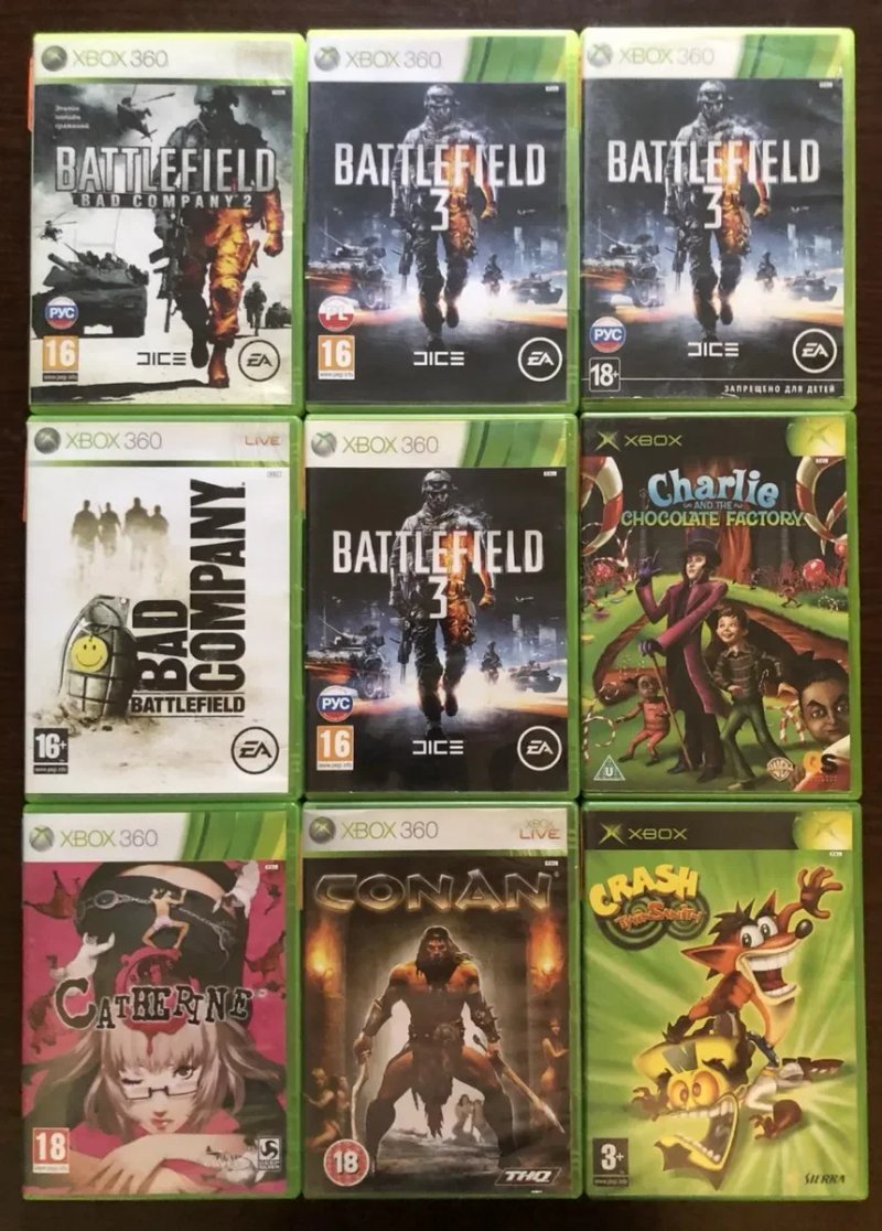 Xbox 360/Original: Alan Wake, Alone in the Dark, Asuras Wrath, Bully Blade Bayonetta Blood Omen, Battlefield Blood Rayne, Batman, Borderlands, 50Cent — фото 8