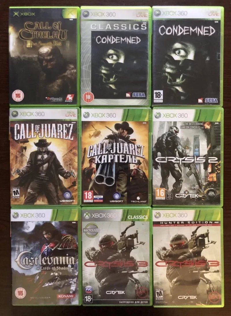 Xbox 360/Original: Deadpool, Condemned, Call of Cthulhu, Deadly Premonition, Crysis Castlevania The Evil Within, Final Fantasy, Dragon Age Начало — фото 2