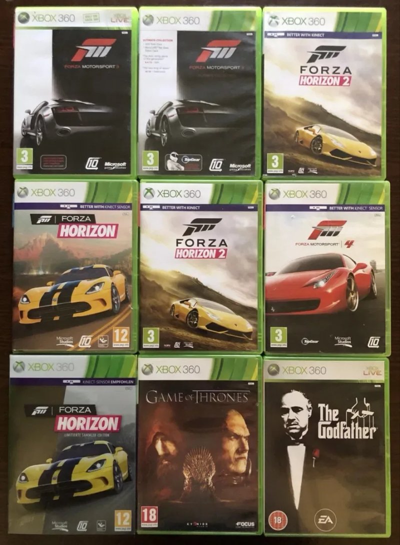 Xbox 360/Original: Forza Horizon, FIFA 2019, Fable GTA San Andreas, Halo Gears of WR, Dantes Inferno, Hitman Harry Potter, FarCry, Jericho Godfather — фото 2