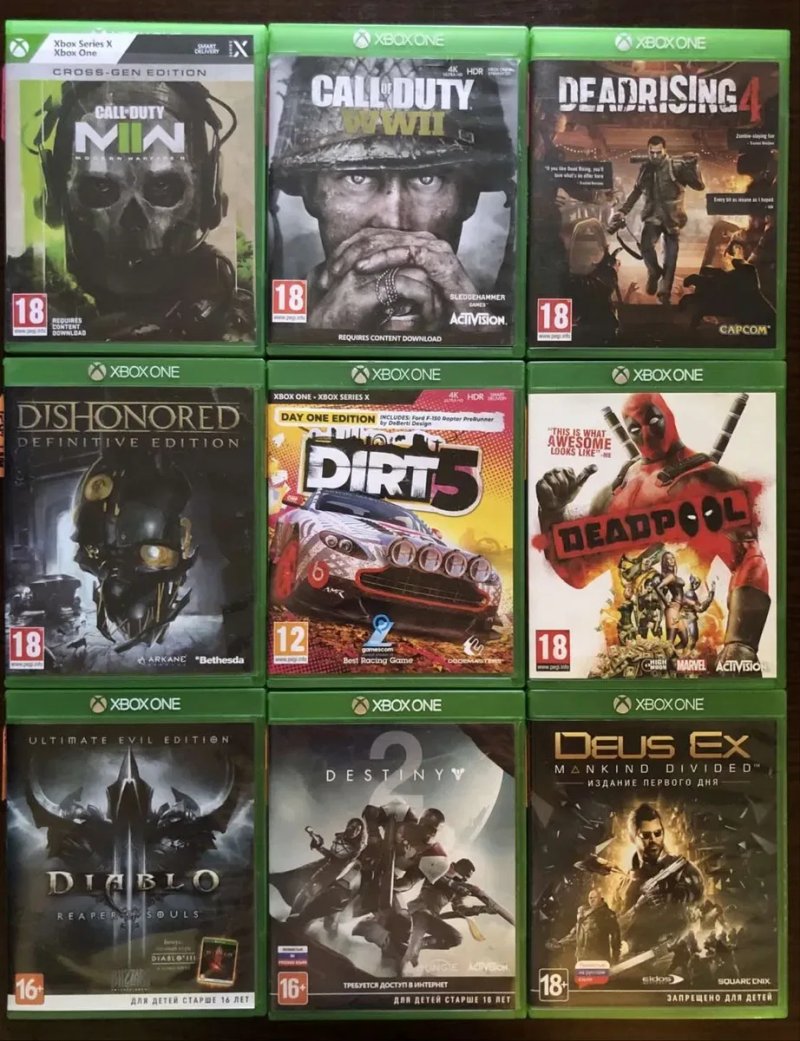 Xbox One/Series X: Deadpool Mad Max, Metro Mortal Kombat, DiRt Halo, A Way Out, It Takes Two, Forza Horizon Dark Souls, Elden Ring FarCry Hitman Crash — фото 5
