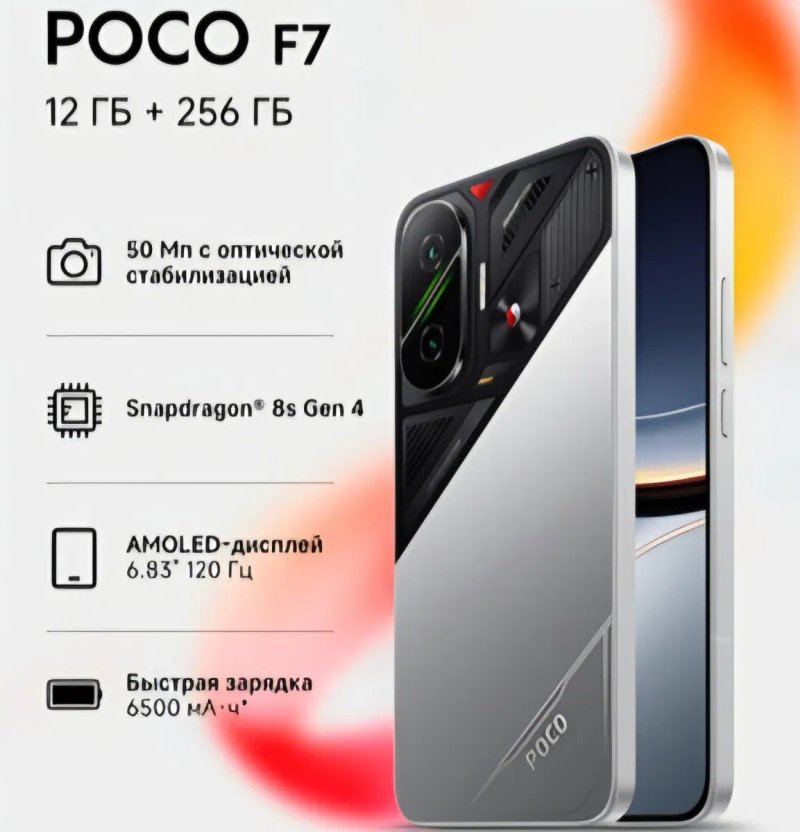 Xiaomi Poco F7 12/256 Global NFC with charger — фото 2