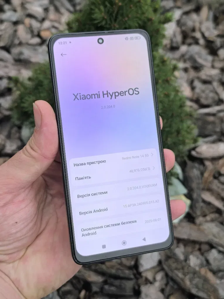 Xiaomi Redmi Note 14 5G 8/256 ГБ — чорний, ідеальний стан Акумулятор 100% — фото 4