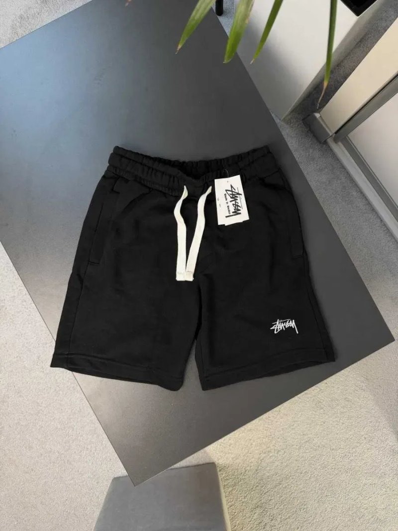 XS-XXL // Черные Шорты Corteiz Big Logo // Спортивні Шорти Кортез Большой Принт — фото 8