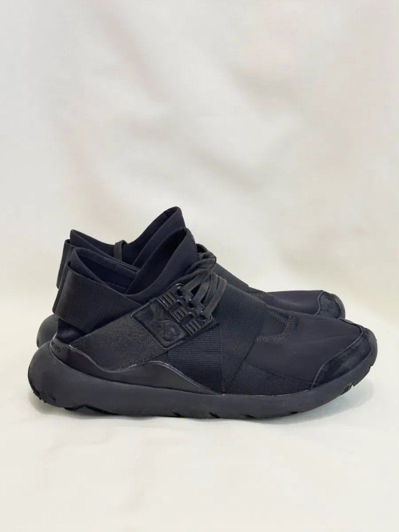 Y-3 Yohji Yamamoto x adidas Qasa High Triple Black — фото 2