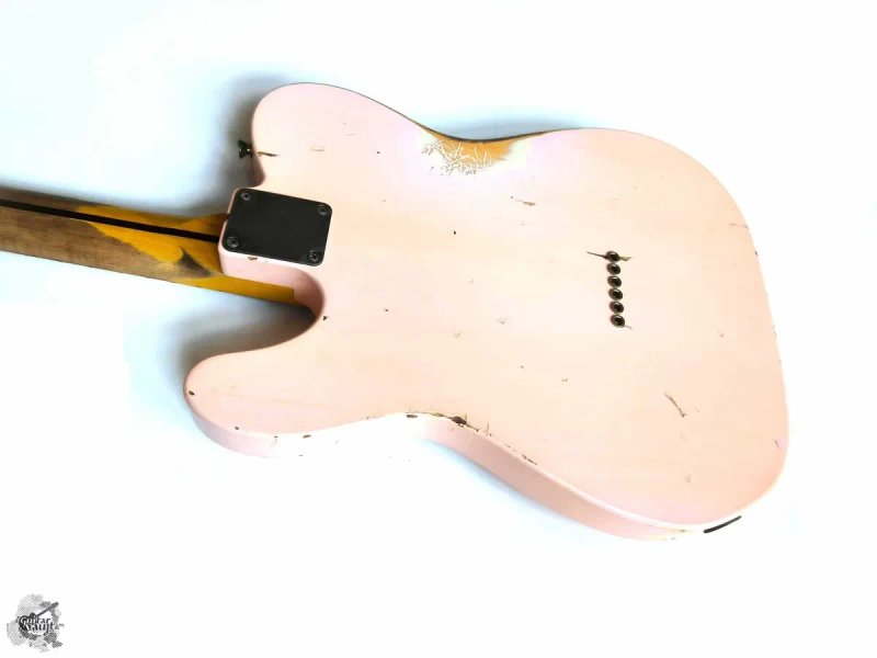 Як новий Nash E-57 Telecaster Esquire Relic '2022 Shell Pink w/case&docs — фото 4