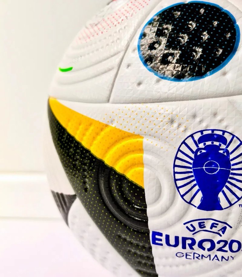 Якісний Футбольний Мʼяч EURO 2024 Germany. Розмір 5. Термошов — фото 3