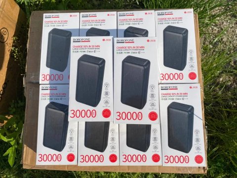 Є ОПТ.Повербанк(power bank) BOROFONE BJ80B 30000мАг зі швидкою зарядкою 22.5W для ЗСУ/при відключеннях світла