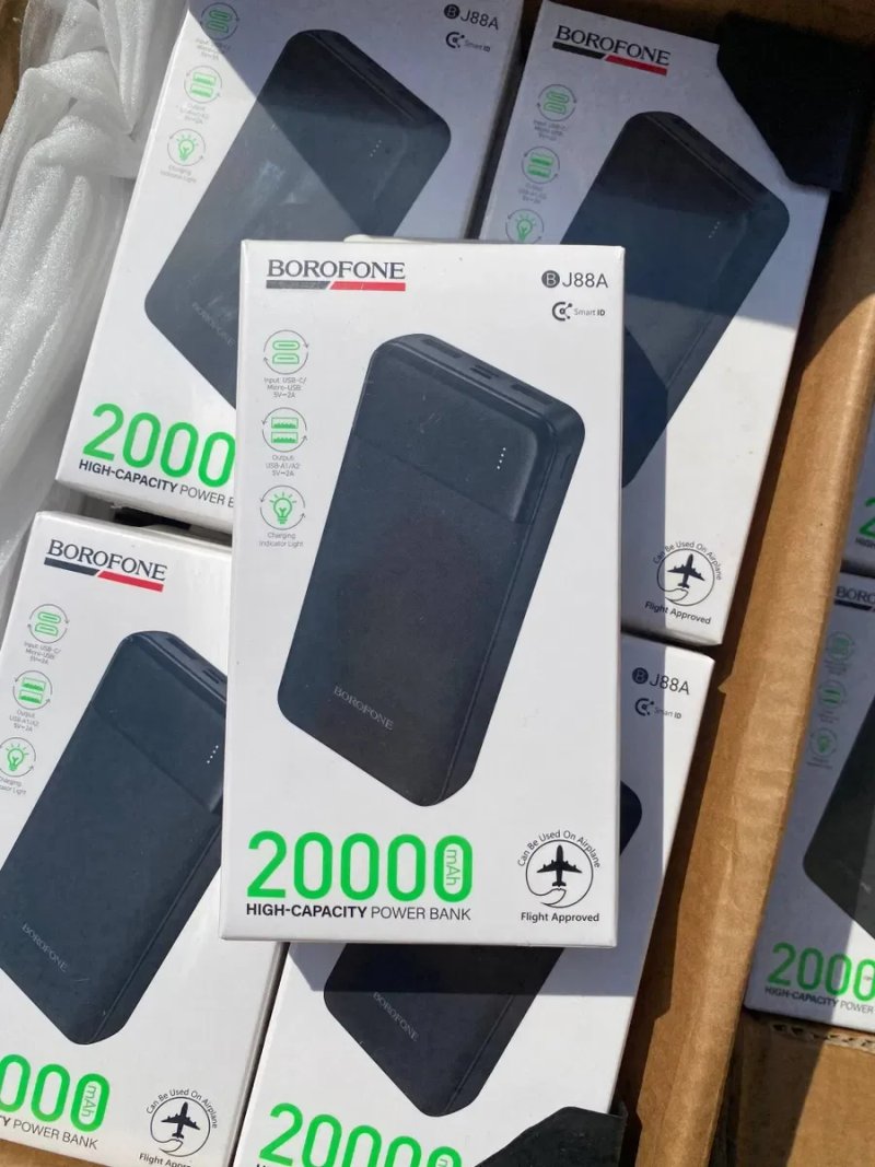Є ОПТ.Повербанк(power bank) BOROFONE  BJ88A  та інші 20000мАг для ЗСУ — фото 2