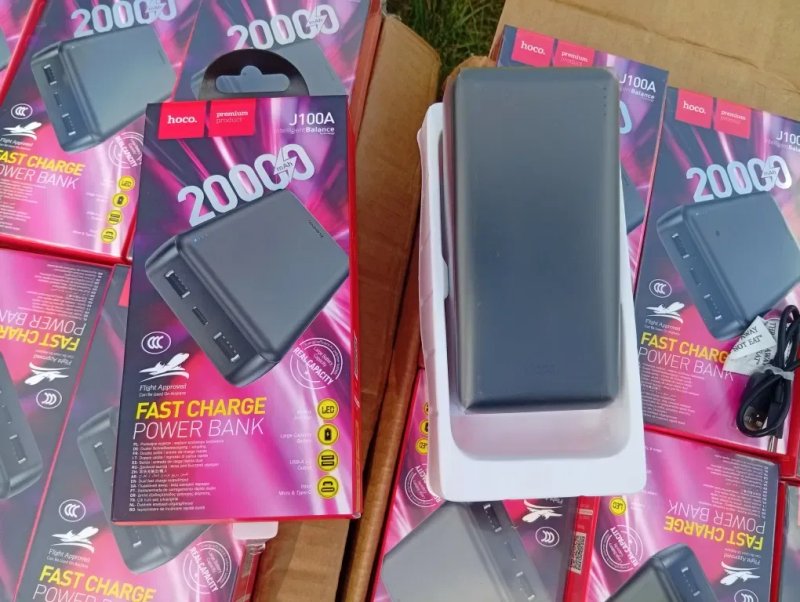 Є ОПТ.Повербанк(power bank) HOCO  J100A 20000мАг для ЗСУ/при відключеннях світла — фото 2