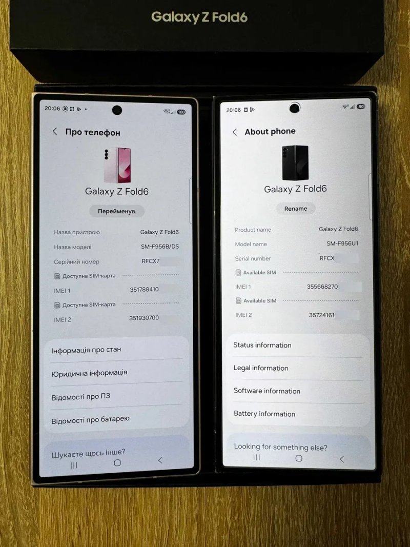 Європа Samsung Galaxy Fold 6 F956 B Duos 12/512GB Black Pink Гарантія — фото 4