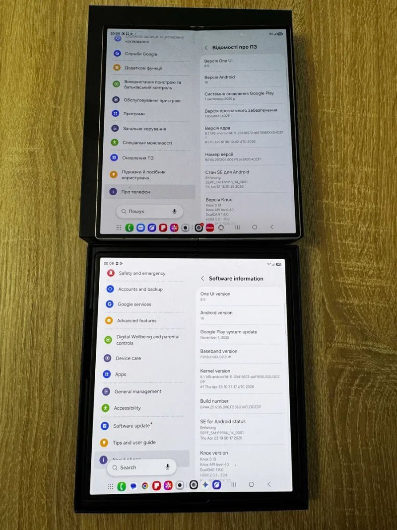 Європа Samsung Galaxy Fold 6 F956 B Duos 12/512GB Black Pink Гарантія — фото 5