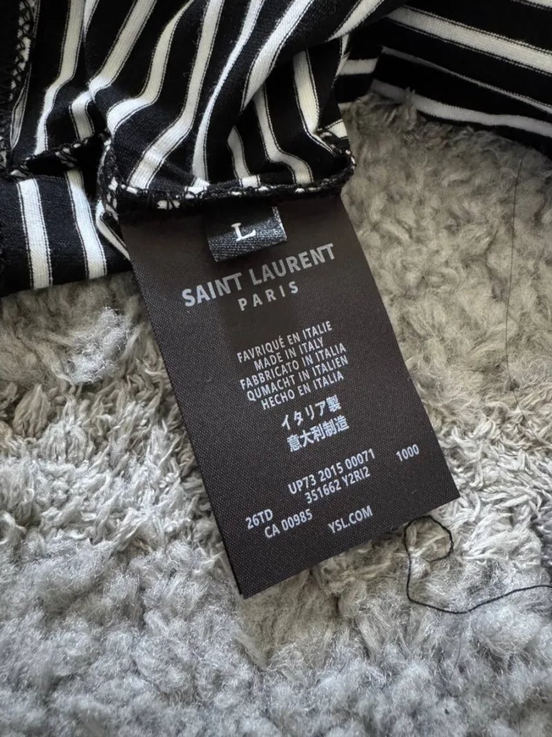 Yves Saint Laurent Archive Striped Rick Owens Undercover Erd Tee тишка полосатая slp ysl saint laurent архивная — фото 5