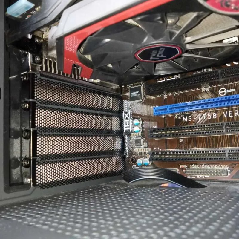 Заглушка PCI Слота Корпуса Компьютера Планка Пылевой Фильтр ПК — фото 3