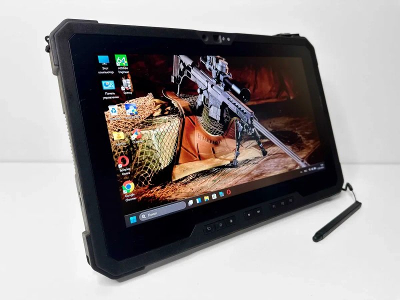 Захищений планшет Dell 7220 Rugged Tablet, Core i5-8365U, 8Gb, SSD 256Gb, FHD IPS, LTE 4G GPS, 2 АКБ — фото 2