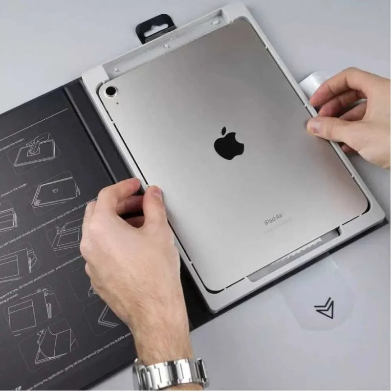 Захисне скло для iPad 11/13/10.9/10.2 | Pro / Air / mini | Proove Achilles (АПЛІКАТОР) | НОВЕ | ПРЕМІУМ | АВТОПОКЛЕЙКА | ВЕЛИКА НАЯВНІСТЬ ! — фото 3