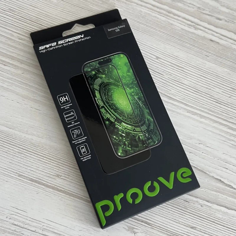 Захисне скло Proove Safe Screen для Samsung Galaxy S26/S25/S24 | Оригінал | НОВЕ | НАЯВНІСТЬ на УСІ МОДЕЛІ ! ! — фото 5