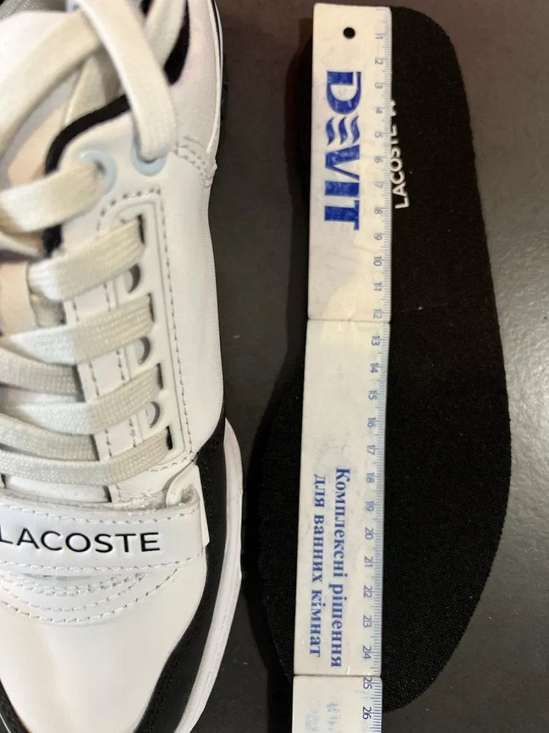 ЗАКРИТЯ МАГАЗИНУ! Кросівки Lacoste. 41. Оригінал. — фото 8