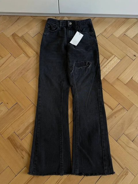 Zara flared jeans 34 36