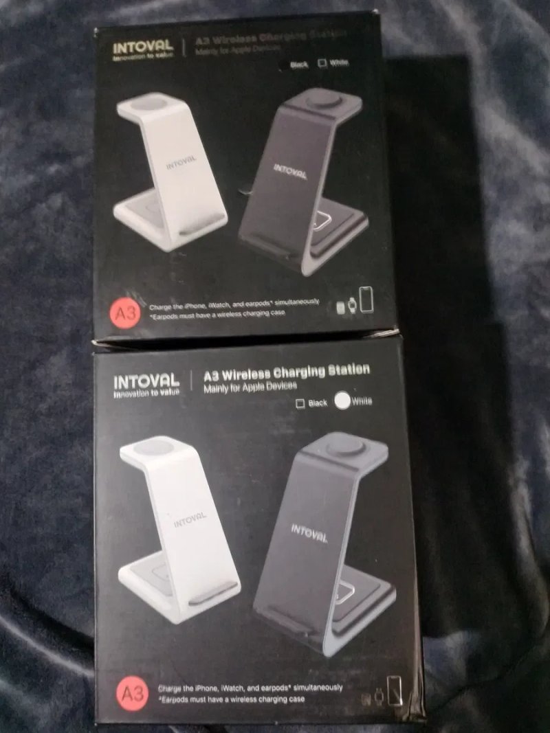 Зарядка для Айфона ,бездротова зарядна станція  3 в 1.  Біла . 599 грн. — фото 5