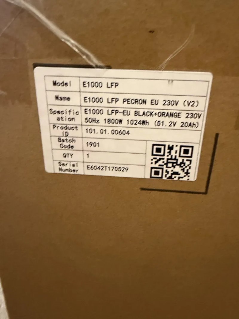 Зарядна станція 1800W Pecron E1000LFP Ємність 1024Wh, потужність 1800W — фото 3