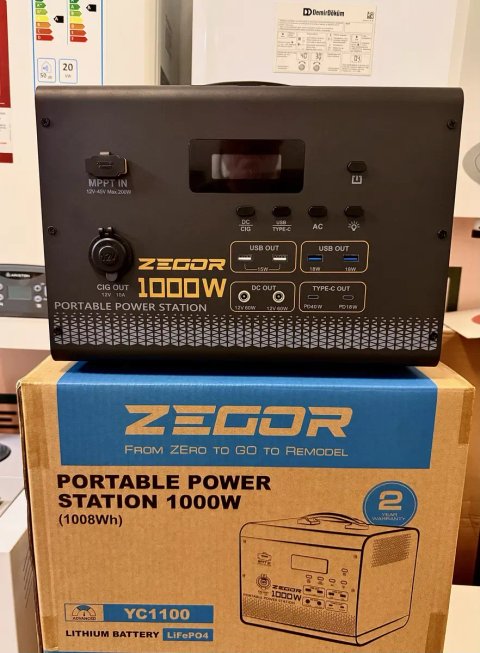 Зарядна станція 1кВт Zegor YC1100