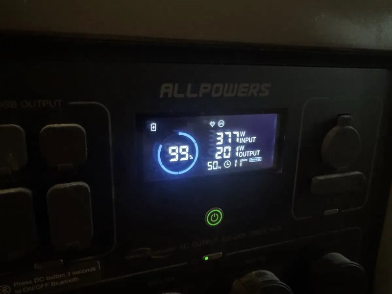 Зарядна станція 2квт/год Allpowers R2500 — фото 2