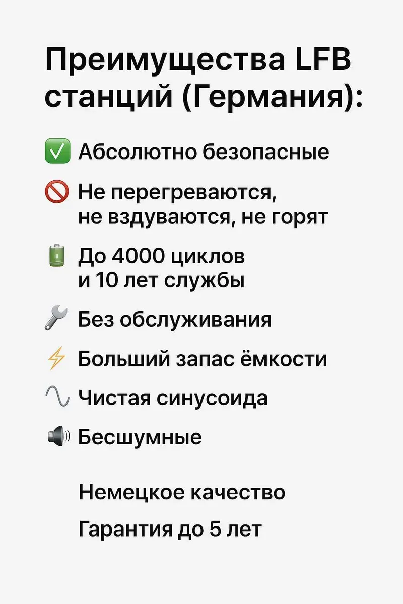 Зарядна станція 3500W LFB безперебійного живлення для квартири, будинку — фото 5