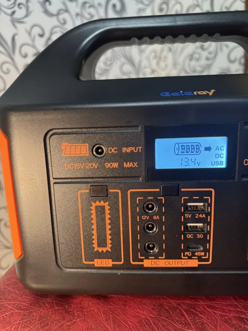 Зарядна станція 500W, 460Wh LiFePO4, чиста синусоїда — фото 2