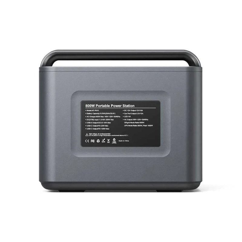 Зарядна станція Aferiy AF-P010 800W/1600W/512Wh EU — фото 4