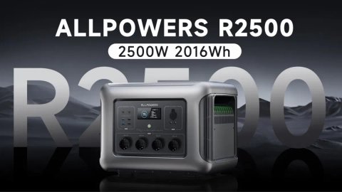Зарядна станція ALLPOWERS R2500 Ємність 2кВт Потужність 4 кВт. В заводському пакуванні з пломбами. Офіційна Гарантія 60 місяців.
