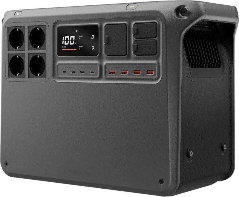 Зарядна станція DJI Power 2000 (2048 Вт·год / 3000 Вт) LFP. Портативна електростанція ДБЖ чиста синусоїда, DYM2000H — фото 2