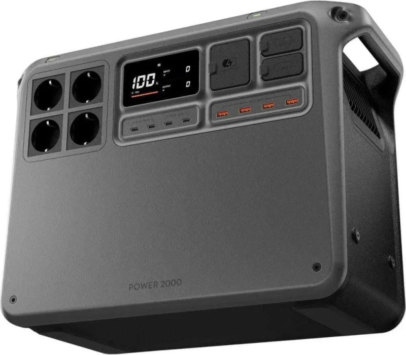 Зарядна станція DJI Power 2000 (2048 Вт·год / 3000 Вт) LFP. Портативна електростанція ДБЖ чиста синусоїда, DYM2000H — фото 4