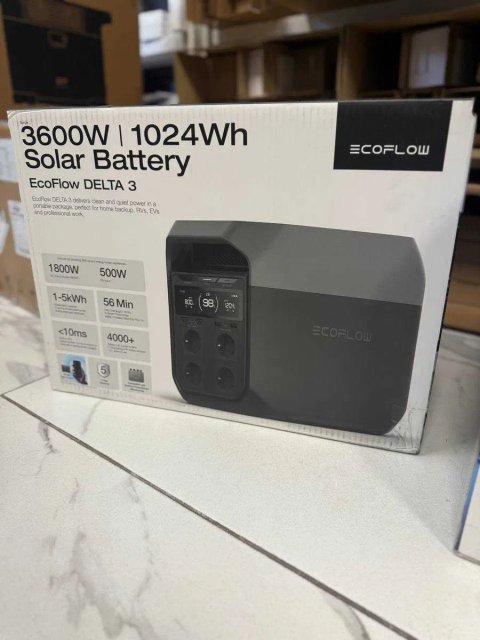 Зарядна станція EcoFlow DELTA 3 (1024 Вт/г)