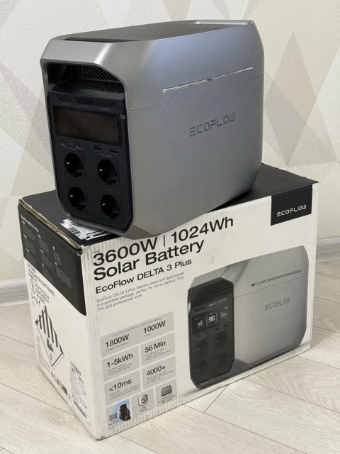 Зарядна станція EcoFlow Delta 3 Plus 1800w 1024 вт/год