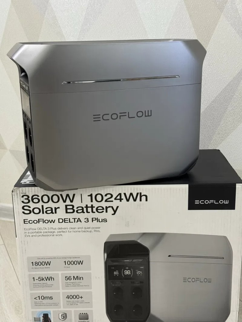 Зарядна станція EcoFlow Delta 3 Plus 1800w 1024 вт/год — фото 3