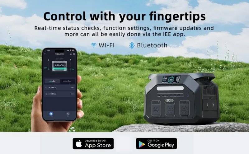 Зарядна станція IEETek P1800 / 1800 Вт / 1024 Вт⋅год / LiFePO4 — фото 3