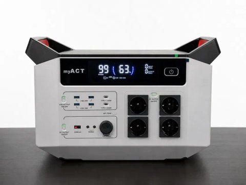 Зарядна станція MYACT AP2002 2000W, Ємність 1872 Вт/г