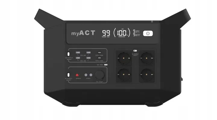 Зарядна станція MYACT AP2002 2000W, Ємність 1872 Вт/г — фото 3
