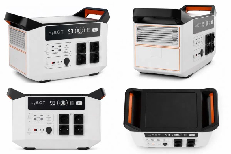 ЗАРЯДНА СТАНЦІЯ myACT AP2200 2200W, Ємність - 2160Вт/год — фото 6
