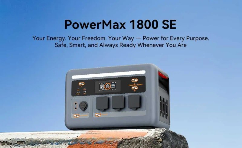 Зарядна станція Oscal Powermax 1800SE / 1800 Вт / 1024 Вт·год / LiFePO4 — фото 5